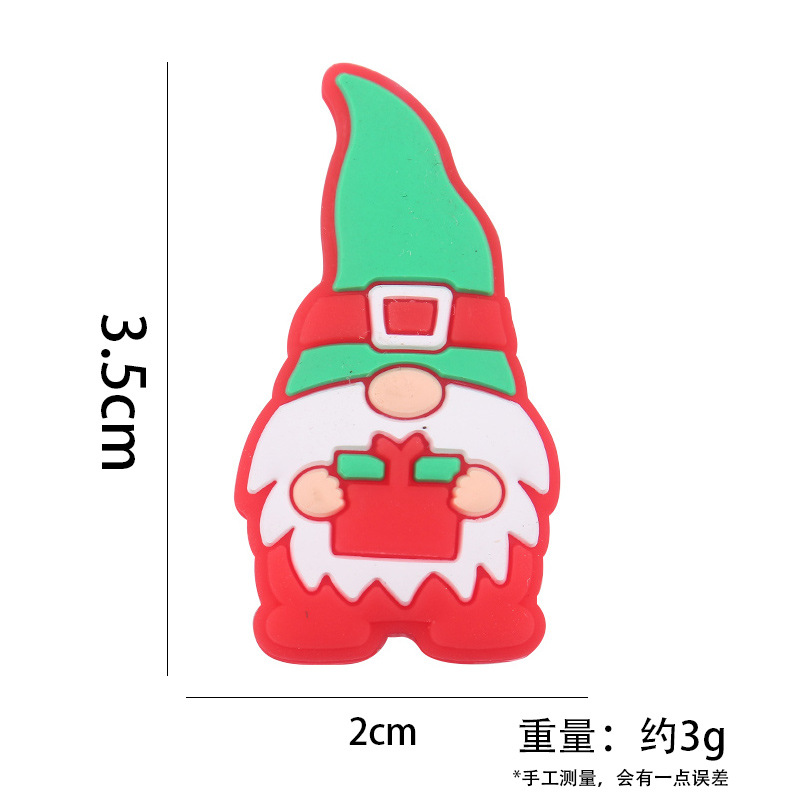 Amazon nuevo bebé caricatura Santa Claus dientes molares joyería creativa DIY accesorios de cadena de tetas