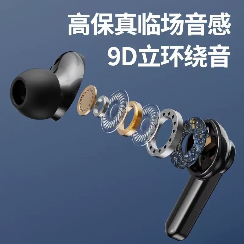 外国貿易ホットセール X65 ワイヤレスインイヤー Bluetooth ヘッドセット TWS ミラーデジタルディスプレイ超長バッテリー寿命 e スポーツ ゲーム ヘッドセット|undefined