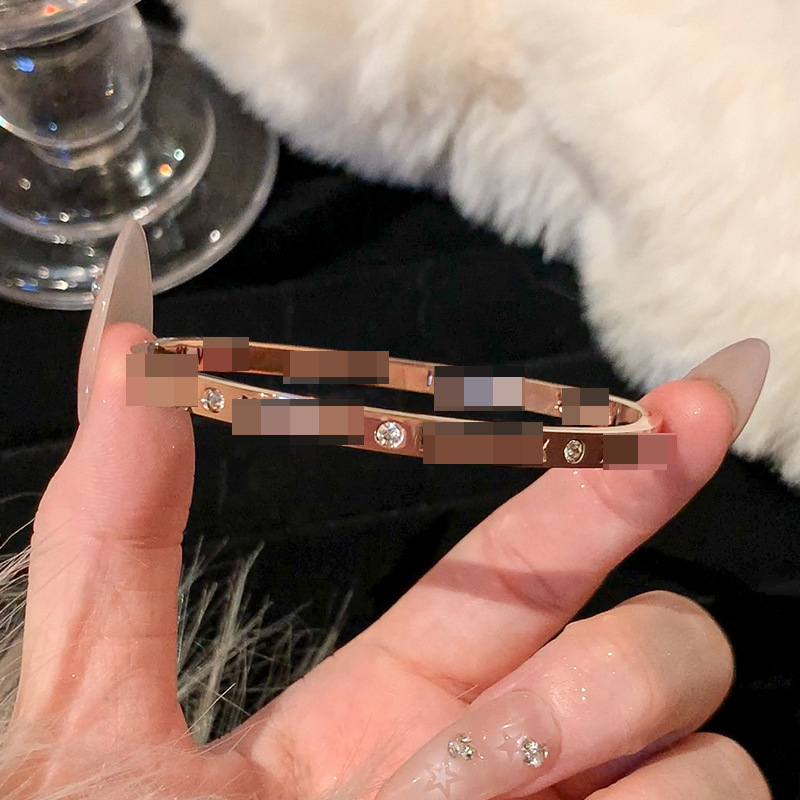 2 pulseras - oro rosa