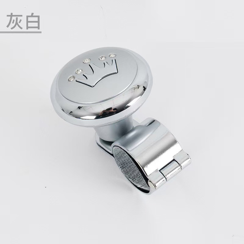 Car steering wheel power ball handle with steel ball bearing, labor-saving steering wheel assistive device