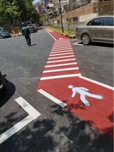厂家直销道路标线热熔标线道路划线人行道车位画交通