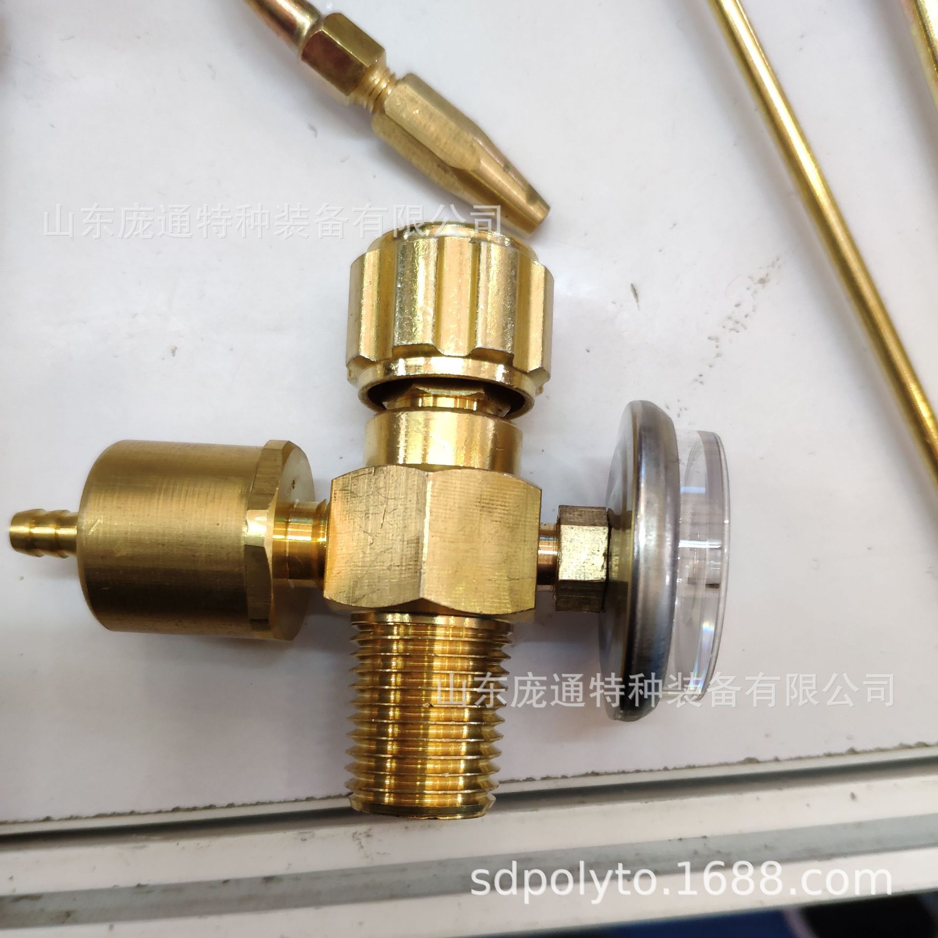 【铜阀】 焊具用 氧气阀 焊具 塑料旋钮 氧气开关 气焊 减压阀