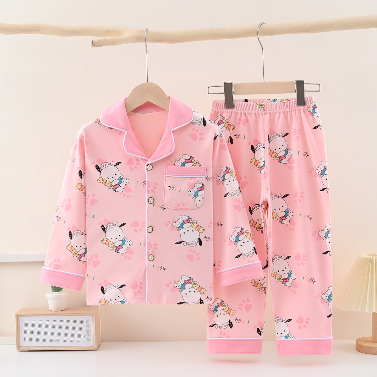 cachorrinho rosa / 100cm de altura recomendada 85-95cm
