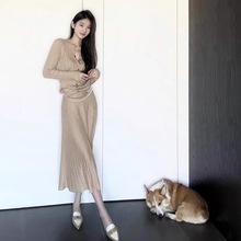 小香风套装女秋装2023年新款高级感轻熟风气质时尚休闲针织两件套