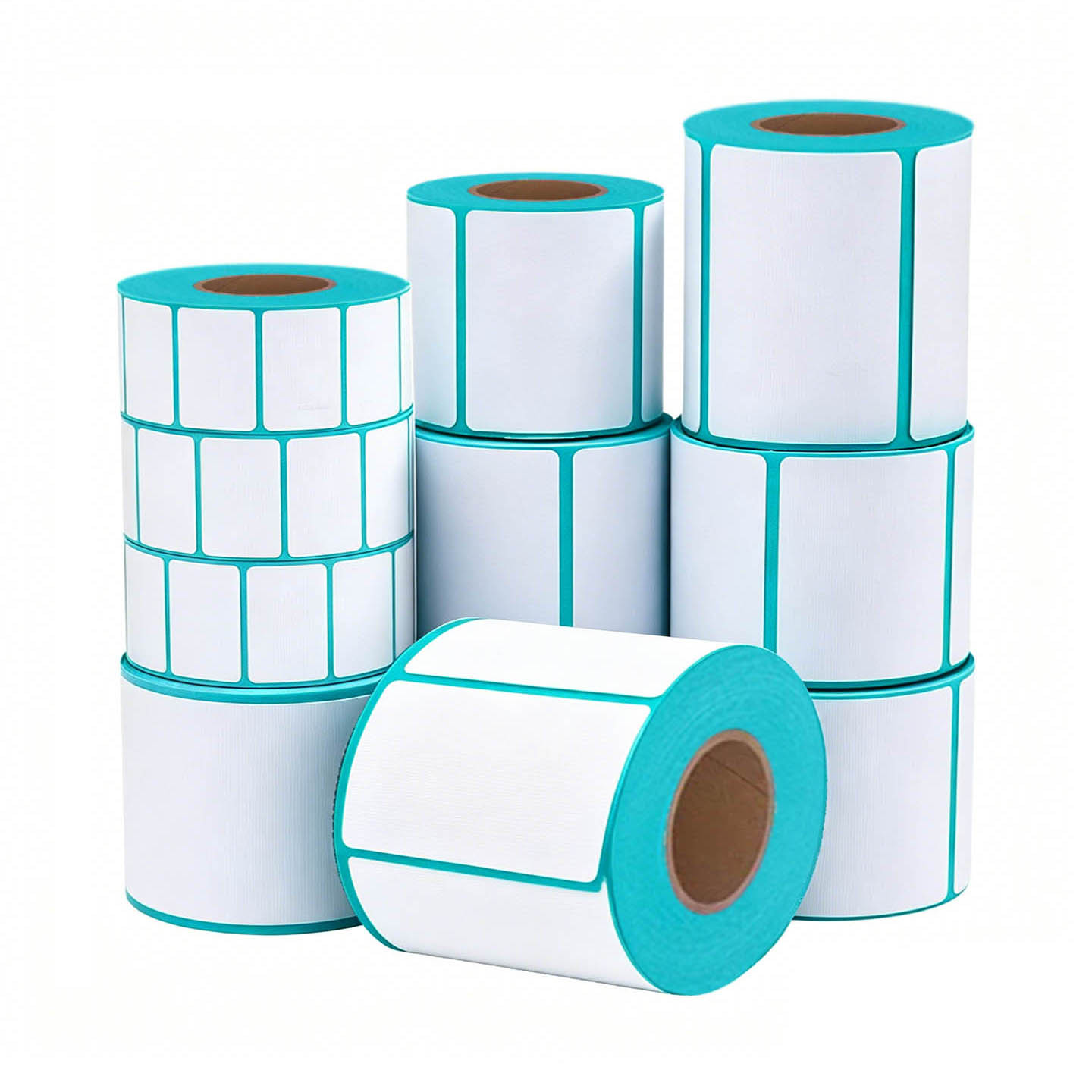 Papel térmico de tres pruebas 100X150E Post Bao Fideos express Papel de impresión único Papel de etiqueta autoadhesivo Etiqueta térmica image 6