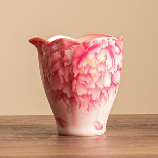 Fanru Fair Cup Red National Color Tianxiang Peony Tea Ceremony Fair Cup Tea Fit Household Tea Sea Not Hot Kung Fu Tea Set