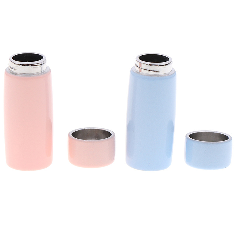 1:6 casa de muñecas mini modelo bjd juguetes periféricos 6 puntos bebé termo taza agua se puede abrir ~