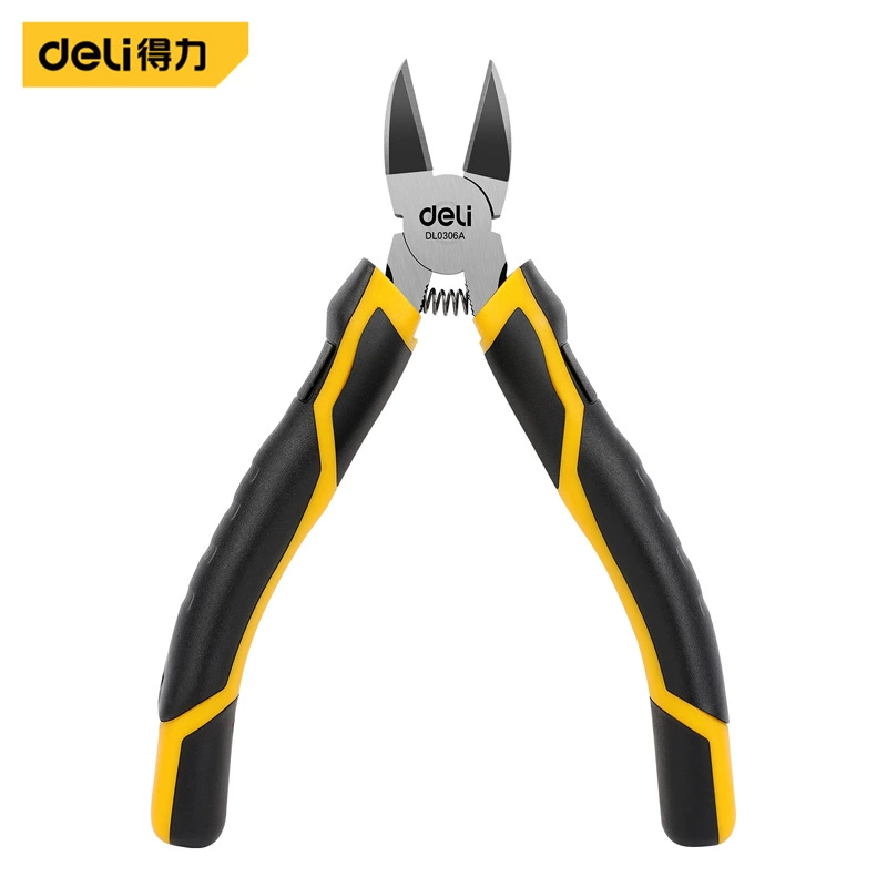 Авторизованный бренд Deli/Deli 6inch плоскогубцы для насадок с тонкими лезвиями и пластиковой ручкой из высокоуглеродистой стали DL0306A DL0305A