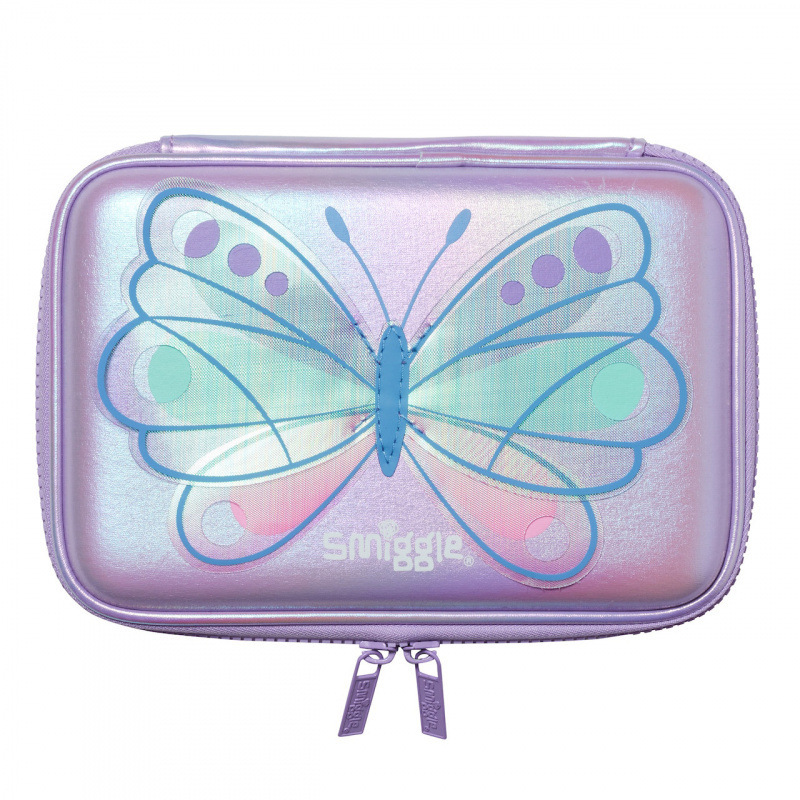 Australia smiggle mochila escolar de gran capacidad ligero niña estudiante de escuela primaria dibujos animados mariposa bolsa de comida mochila caja de lápices