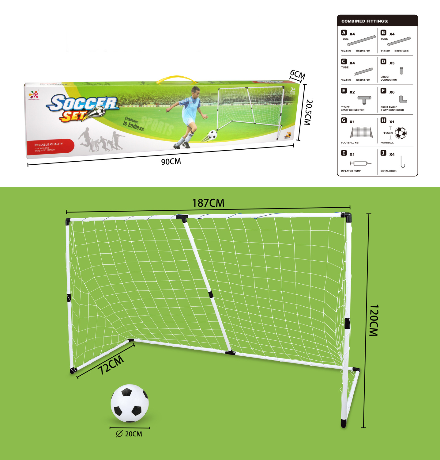 Transfronterizo de fútbol para niños marco de puerta portátil al aire libre interior pórtico rejilla hogar niño padre-hijo juguetes educativos