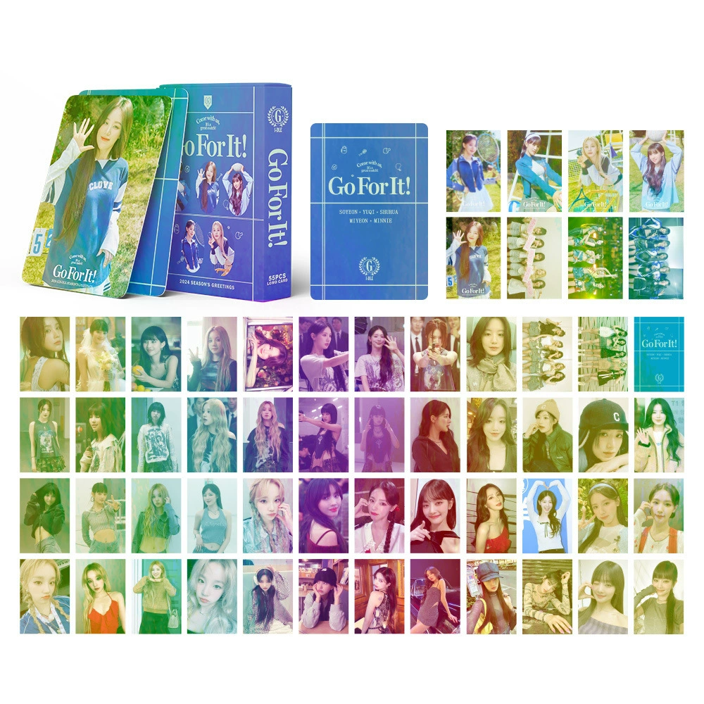KPOP LOMO фото-карточки набор 55 шт. DIY, 5,7×8,7 см — поддержка IVE
