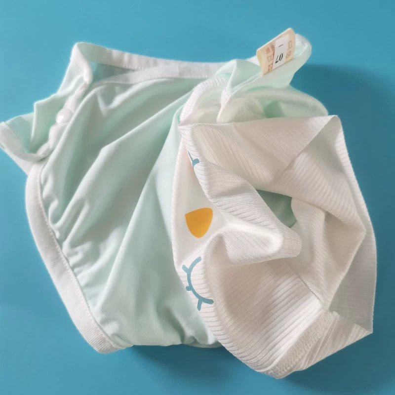 Children's umbilical bandage for new born, summer trousers, silk dudou