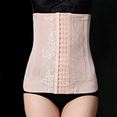 Postpartum Body Shaping, Waist Correction Belt with Ribcage Shaping, Thin Women's Lace Net Binding