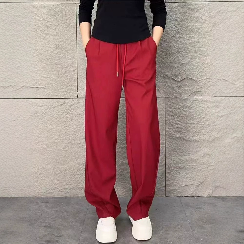 Men's quality spring universal minimalistic elastic trousers