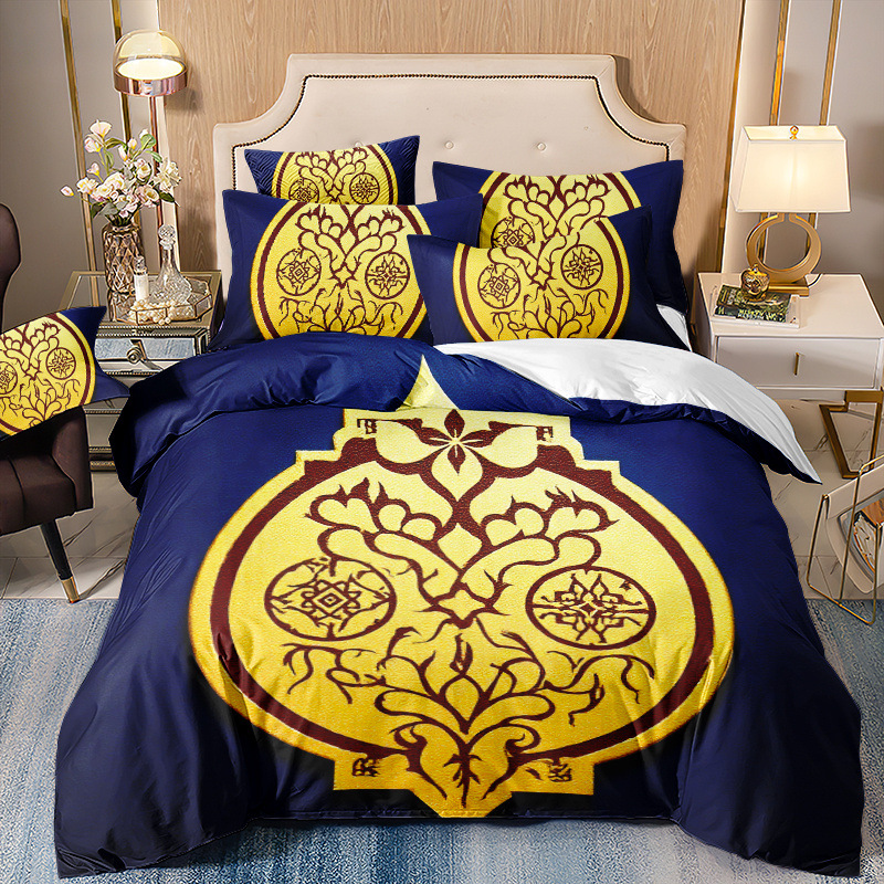 TEMU / JIT Fantasía Celtic Nudo Life Tree Moist Print Digital Kit de colcha de tela para el hogar