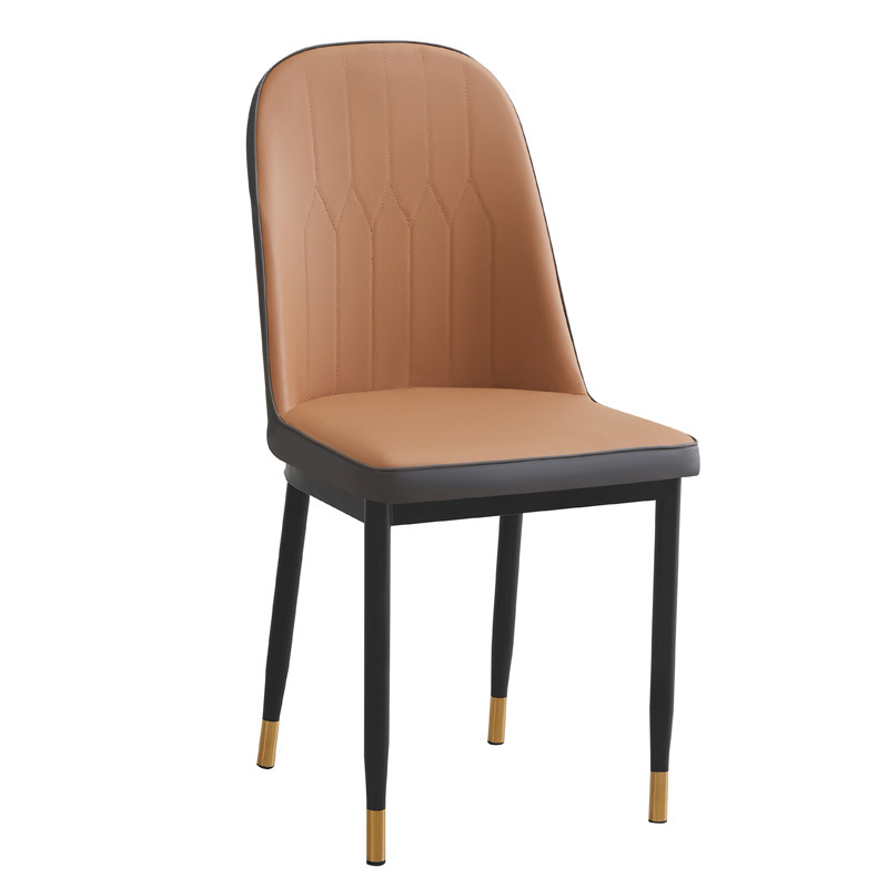 Silla de comedor de lujo ligera, taburetes domésticos, estilo nórdico simple, mesas y sillas de maquillaje en línea, restaurantes de hotel, mesas y sillas de comedor de hierro forjado