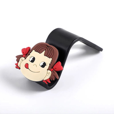 Mini gancho automotriz multifuncional invisible pequeño gancho adhesivo creativo doméstico dibujos animados lindos artículos de decoración interior