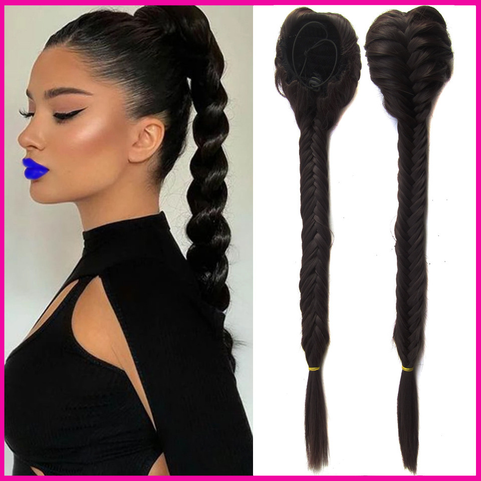 Peachbone trenza pelucina damas caballo trenza africana cordón torcido trenza cabello trenza