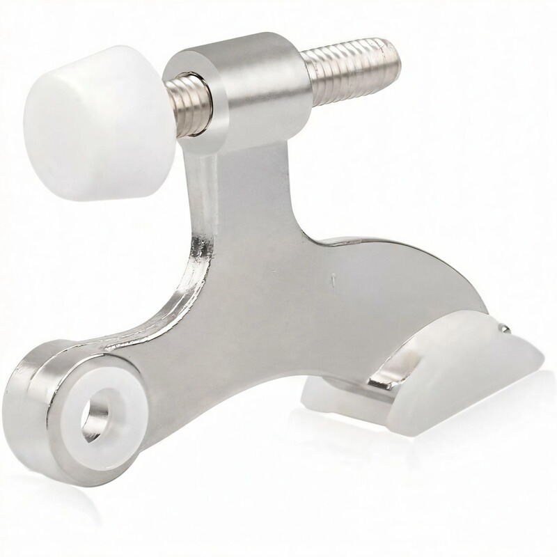 Thickened American-style zinc alloy hinge door top adjustable door stop K-type door top three-fork door top anti-rust coating