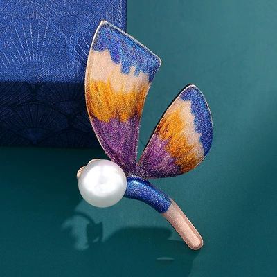 Pin, Personalized Pearl Brooch, Yaxa sancaqları