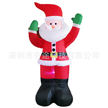 跨境专供圣诞节气模1.8米背包老人圣诞装饰品