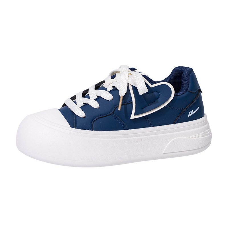 Zapatos blancos cómodos de color combinado de retroalimentación de alta calidad, zapatos de placa gruesa diarios de la escuela secundaria, nuevos zapatos de nicho para mujeres image 11