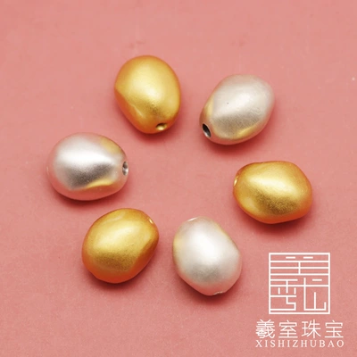 silver beads 3D hard silver: Zərgərlik ara hissələri