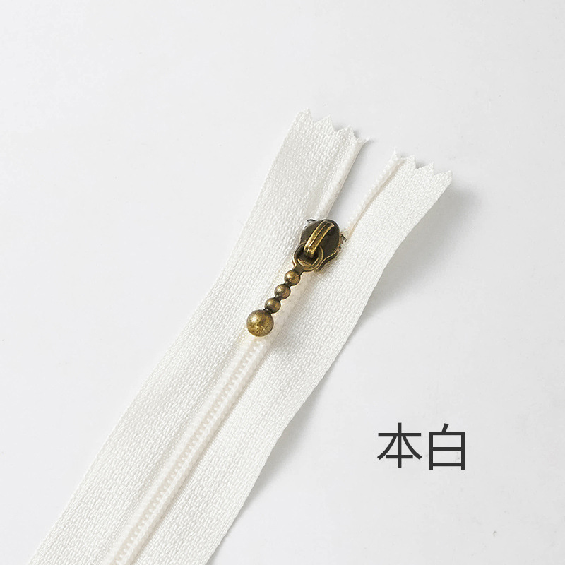 スポット手作り diy バッグハンドバッグジッパー No. 3 ナイロンブロンズクローズドテールショートジッパーロックフリーマルチカラーメーカー卸売|undefined