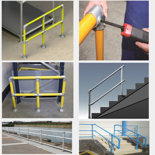 Steel pipe connector, zinc-coated tube joint fastener, stair railing fitting, welded steel pipe connector, zinc-coated tube joint fastener, stair railing fitting, steel pipe connector without welding