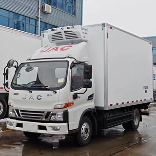 东风途逸后双轮小型蓝牌天然气冷藏车 冷冻肉钩车