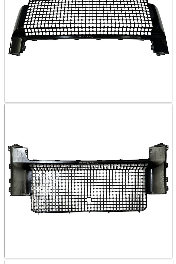 Suitable for Land Rover Defender, Cane Front Grille, All Black, Without Lettering, Front Bumper Grille, Front Bumper Mesh