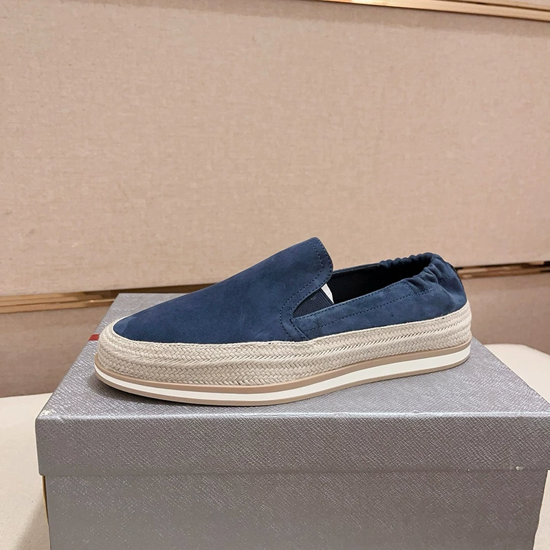 Повседневная мужская обувь из натуральной кожи, нубука, модная обувь на плоской подошве, удобная обувь на подошве из пеньковой веревки, осень 2025, модная обувь европейской станции