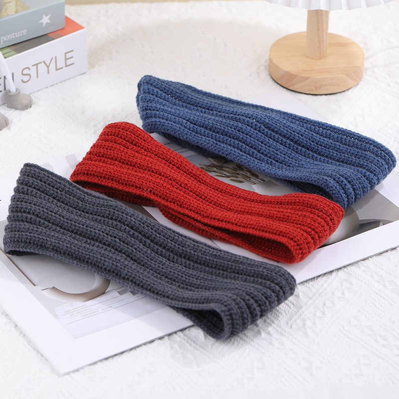 Banda para el cabello (gris, azul y rojo)