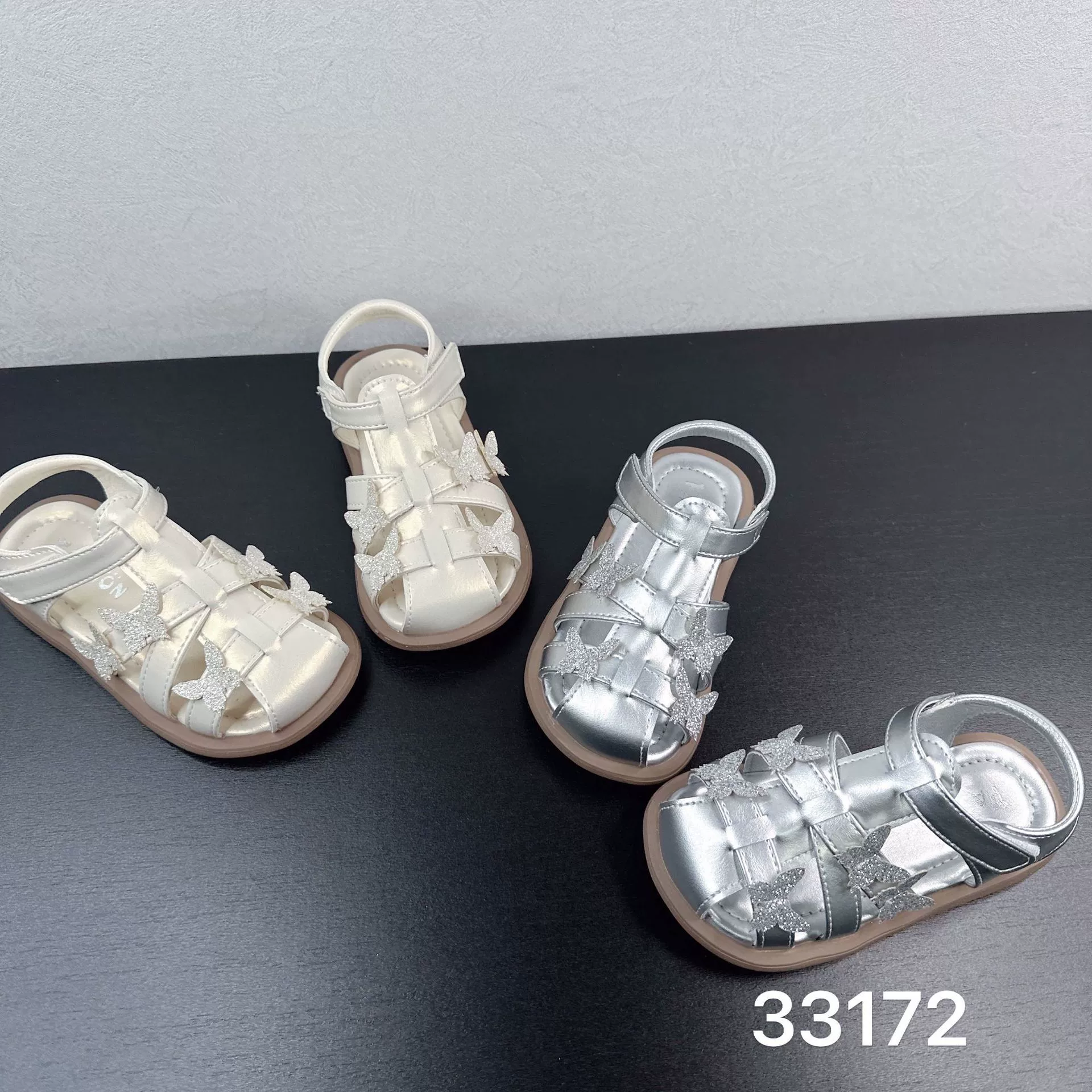 33172 Детская мода Новая Принцеса Обувь Детские Детские Девочки Сандалии Летняя Баотоу