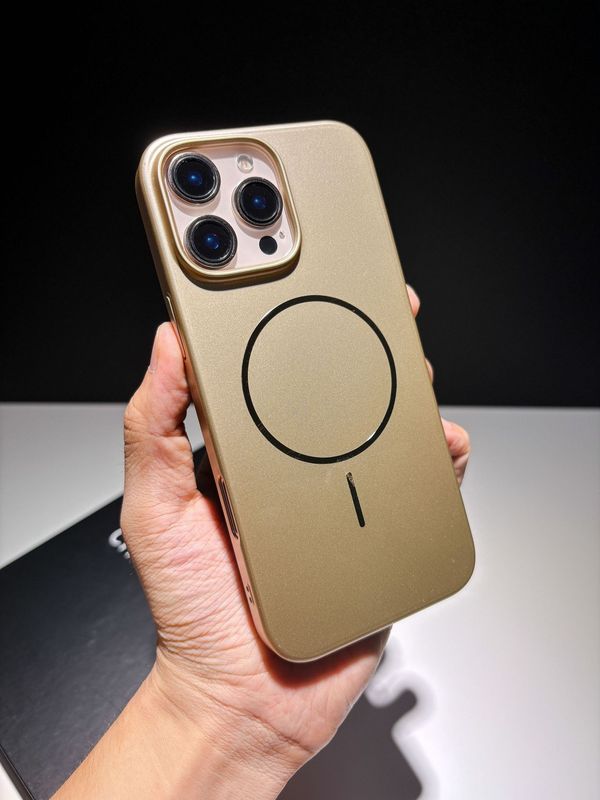 苹果16promax手机壳磁吸超薄iPhone17纯色磨砂细圈14大孔15保护壳|undefined