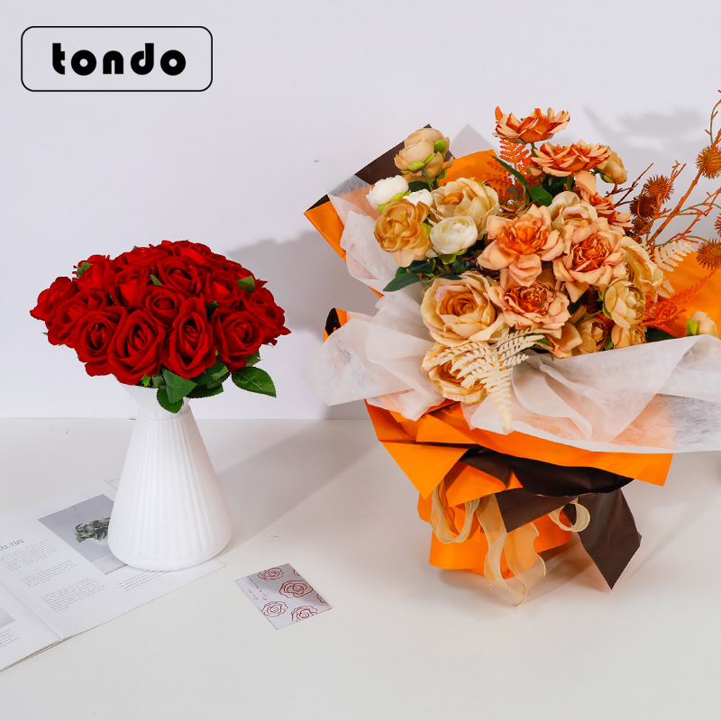 Herramienta para envolver ramos de flores en espiral rápida para el Día de la Madre, herramienta especial para envolver jarrones de floristería al por mayor