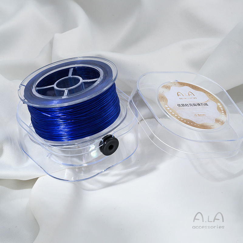 ビーズ用伸縮性ロープ卸売 デュークフラットシルク手芸用紐 DIYビーズ通し文房具クリスタルパールブレスレット伸縮性ロープ|undefined