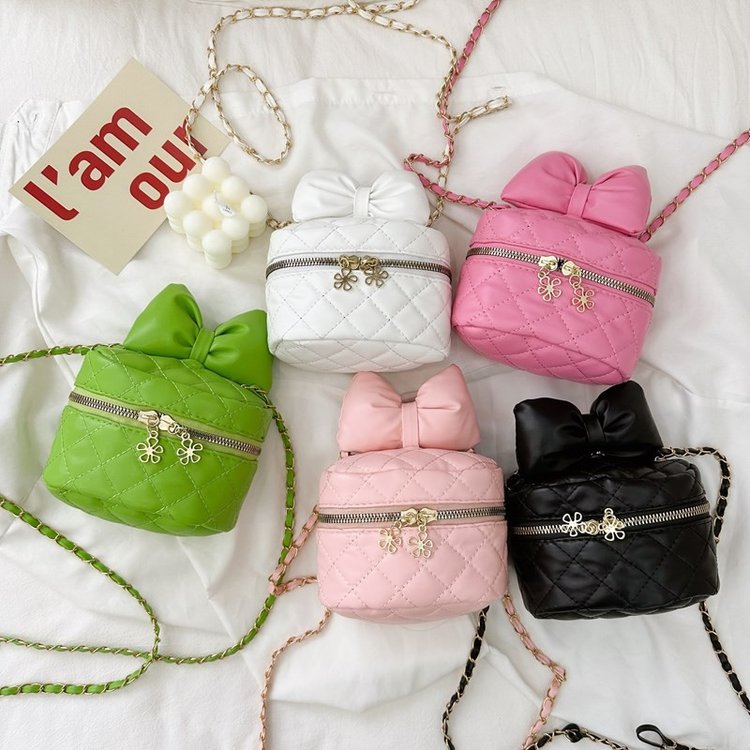 2024 arco bordado bolso mujer sensación padre-hijo hombro mochila de moda mini bolso de cadena universal