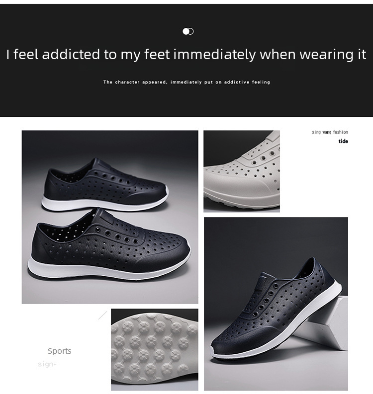Summer Couple Beach Hole Shoes 2