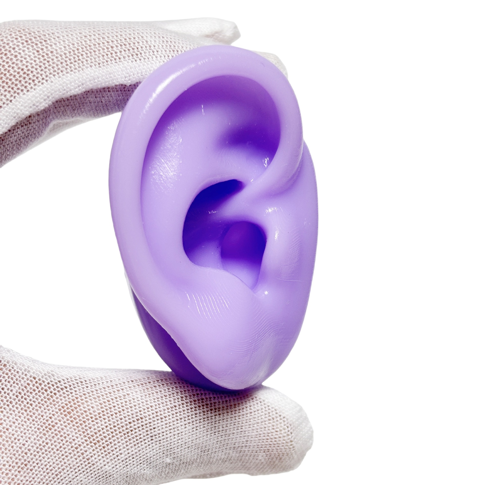 auriculares de silicona modelo de canal auditivo auricular auriculares audífonos auriculares perforación auriculares estante de exhibición joyas pendientes
