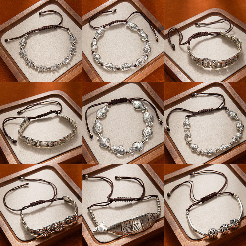 Cross-border European and American Niche Snake Bone Bracelet High-level European and American Style Small Fish Chain Bracelet Men's and Women's Fashion All-match Hand Jewelry