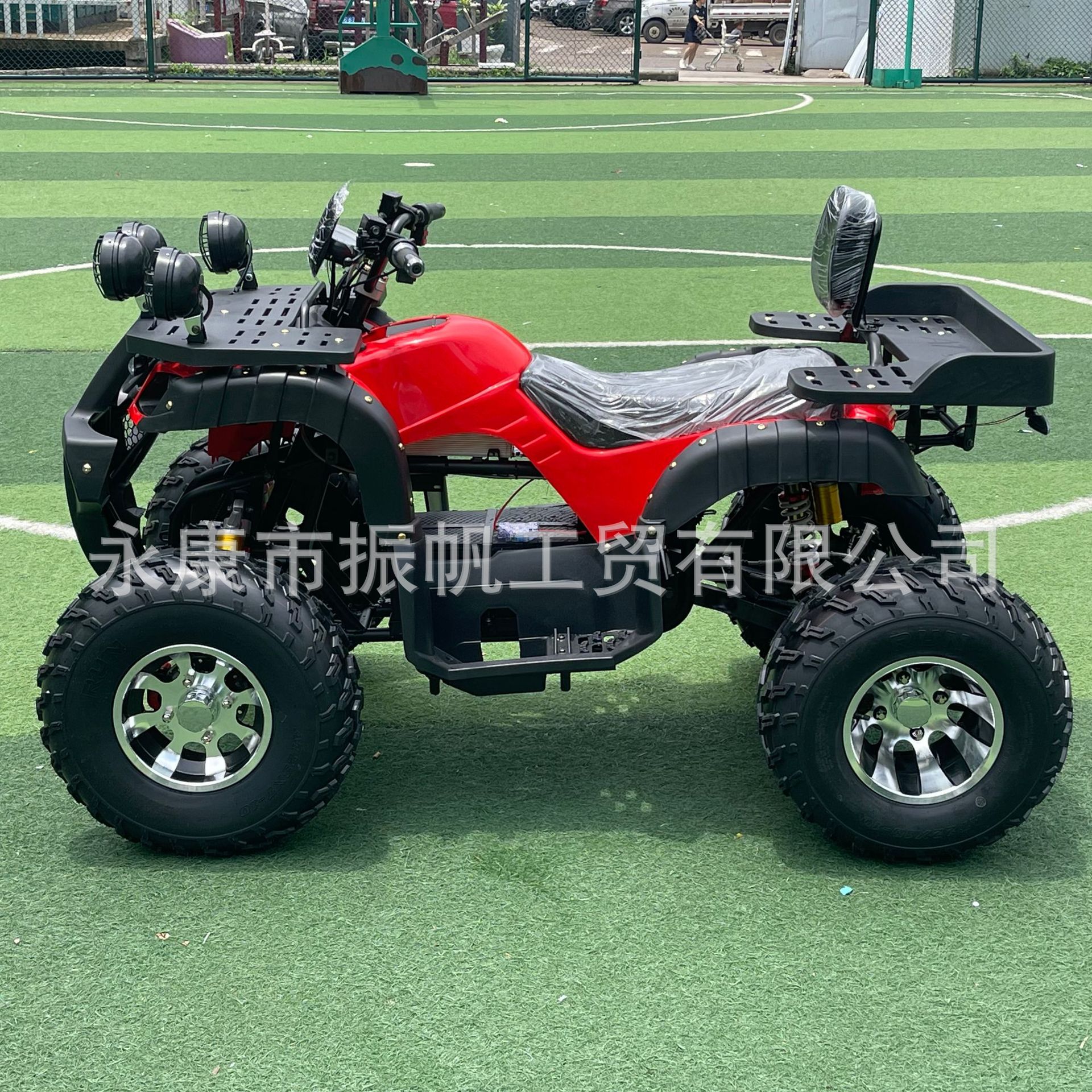 Vehículo eléctrico de playa de cuatro ruedas de alquiler 72V eje de transmisión ATV cross-country jungle wagon kart