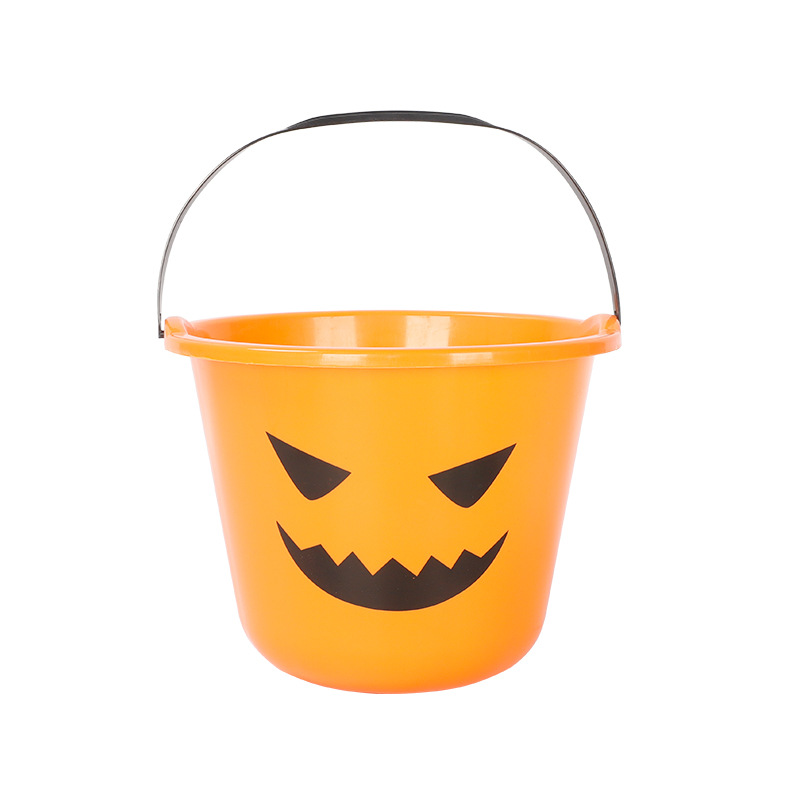 Halloween Pascua calabaza barril dulces calabaza latas decoración de la noche tamaño con barril de mano