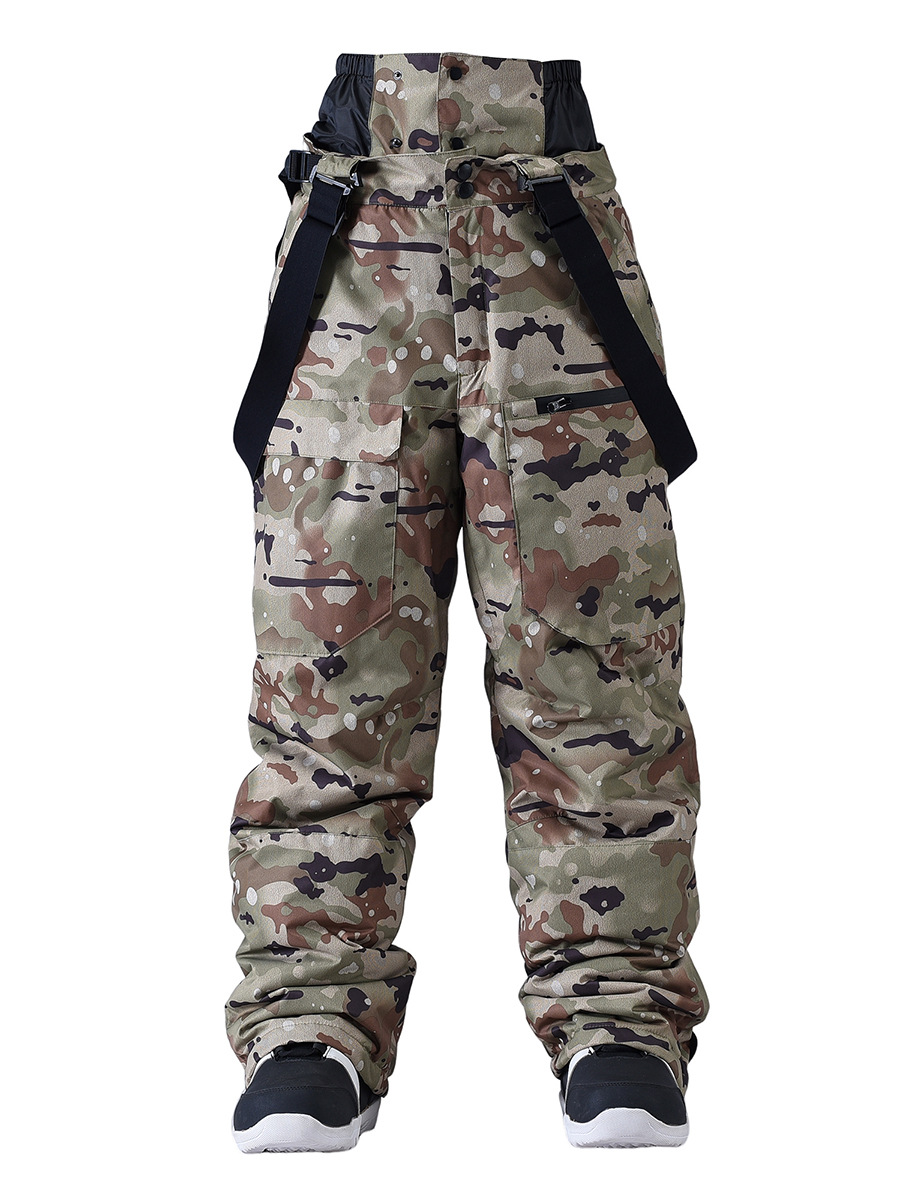 ski winter travel windproof waterproof keep warm camouflage trousers…