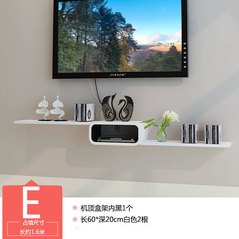 壁掛けラック、壁掛け、リビングルームのテレビの背景の壁、寝室の壁掛け、パンチフリーの壁の装飾、クリエイティブな格子|undefined