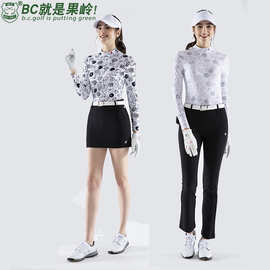 BC高尔夫韩版冰丝长袖上衣女式球衣服装抗晒户外夏装批发厂家直供