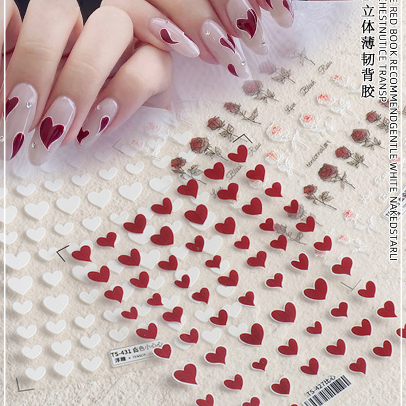 Net red nail art thin tough stickers wholesale three-dimensional stars smiling face Net red explosions love red heart small Daisy butterfly Net red nail art thin tough stickers wholesale three-dimensional stars smiling face Net red explosions love red heart small Daisy butterfly