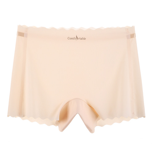 Large size 200 pounds seamless safety pants for women anti-exposure pure cotton silk antibacterial leggings ice silk underwear for women summer