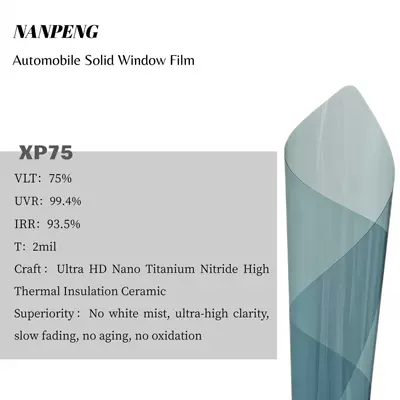 Car Heat Insulation Film, Car Window Glass Film, Explosion-Proof Film, Sun Protection Film, Front Windshield Film, Privacy Solar Film (Automotive Film) - kucai-xp75