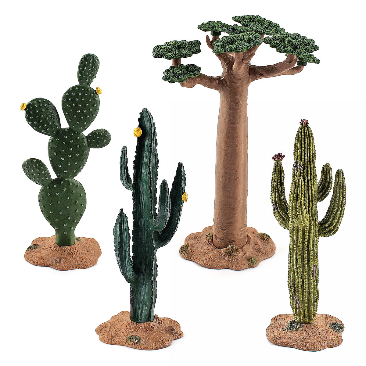 Amazon micro planta tropical escena mesa de arena decoración simulación árbol mono pan árbol cactus modelo juguete